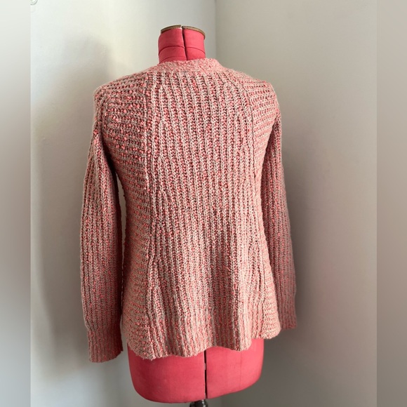 Moth Marled V-Neck Sweater (M) - Picture 5 of 12